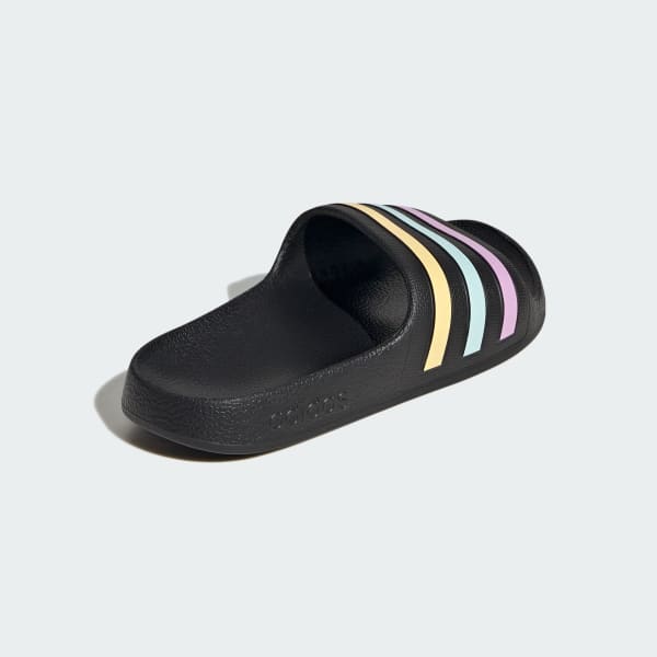 Adidas Adilette Aqua Slides Core Black 5 Kids Originals Slides