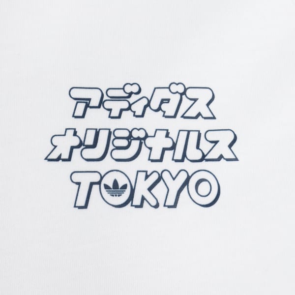ホワイト TYOカタカナ グラフィックTシャツ（半袖）
