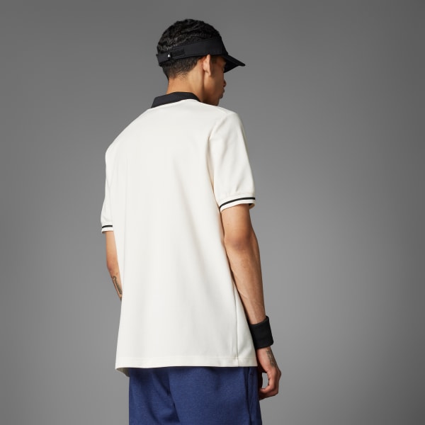 Blanco Polo con cuello adidas Heritage Tennis