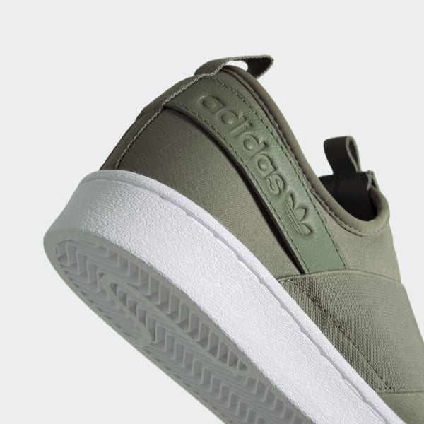 Adidas superstar slip on hombre marrón hot sale