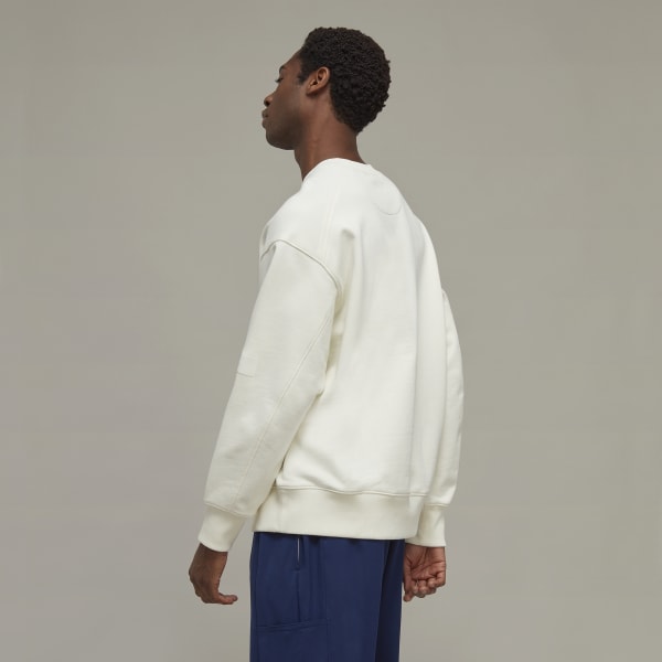 bílá Mikina Y-3 Organic Cotton Terry Crew