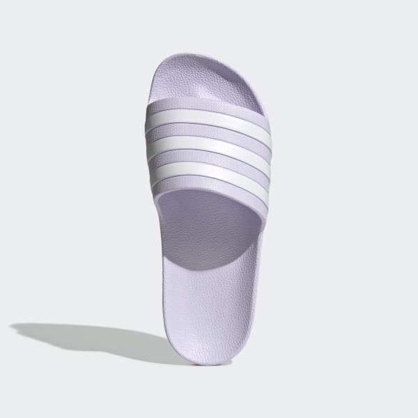 light purple adidas slides