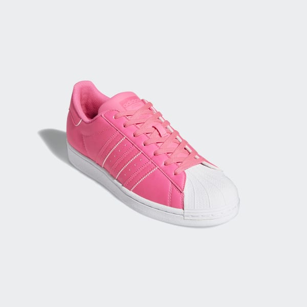 fluorescent pink shoes