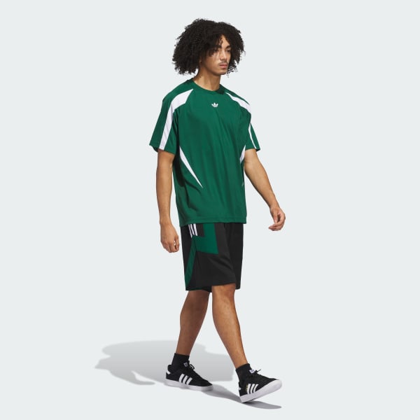 Black 스케이트보딩 풋볼 쇼츠 (젠더 뉴트럴)