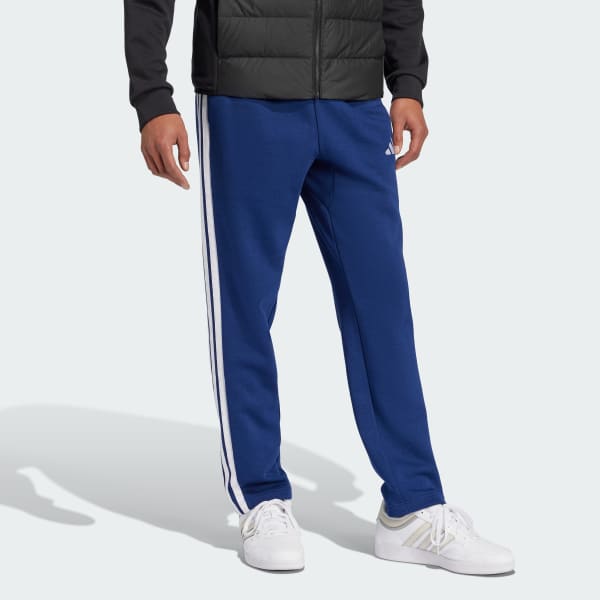 Essentials 3-Stripes Open Hem Fleece Pants