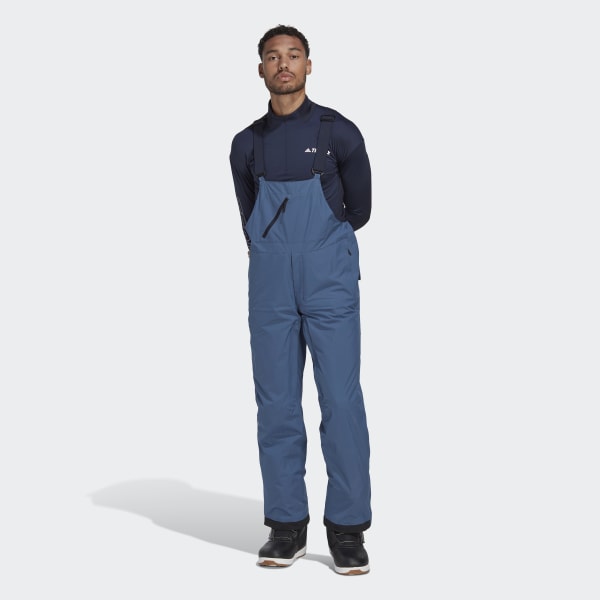 Niebieski Resort Two-Layer Insulated Bib Pants AW271