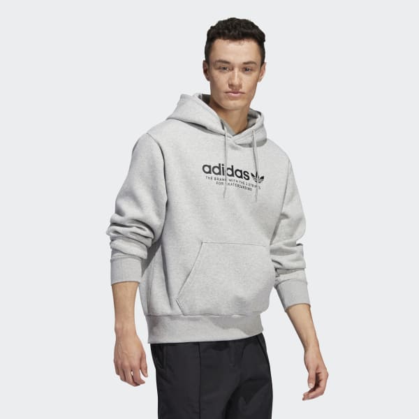 Szary Skateboarding 4.0 Logo Hoodie (uniseks)