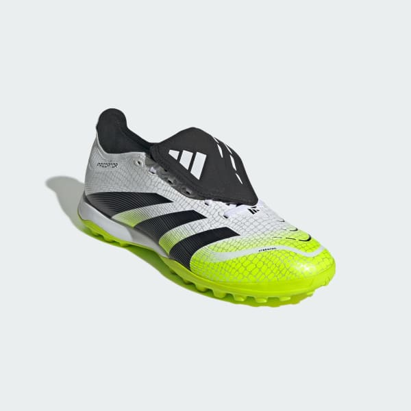 Blanco Bota Predator League Fold-Over Tongue Turf