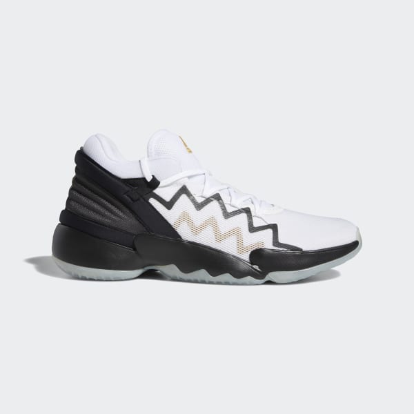 donovan mitchell shoes black and white