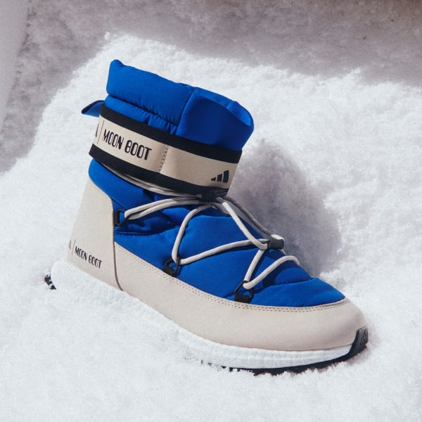 adidas x MOON BOOT Moonboost High Shoes Blue Free Shipping with adiClub adidas US