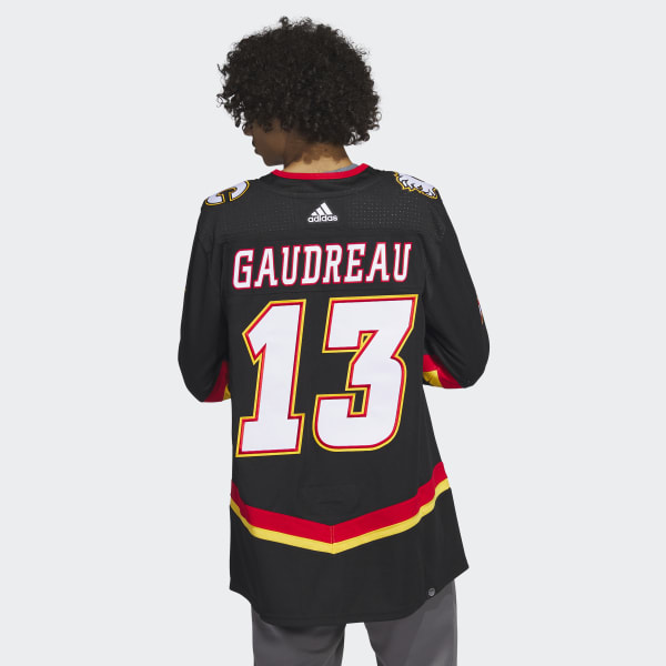 Men's Calgary Flames Johnny Gaudreau adidas White 2020/21 Away - Authentic  Player Jersey