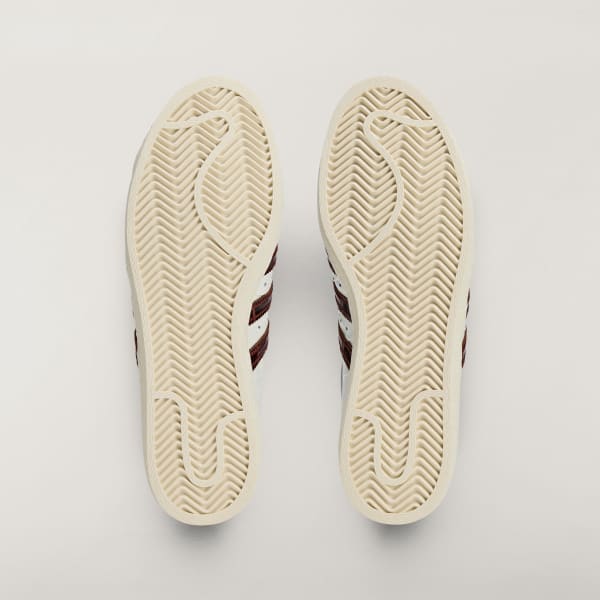 White Wales Bonner Superstar Shoes