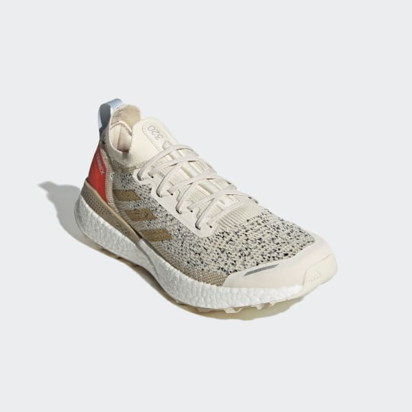 adidas TERREX Two Ultra Trail Running Shoes Beige Men's Trail