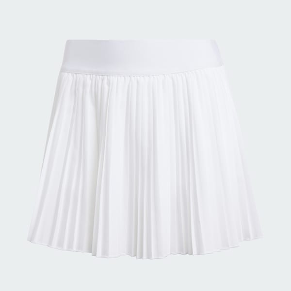 Blanco Falda Club Pleated