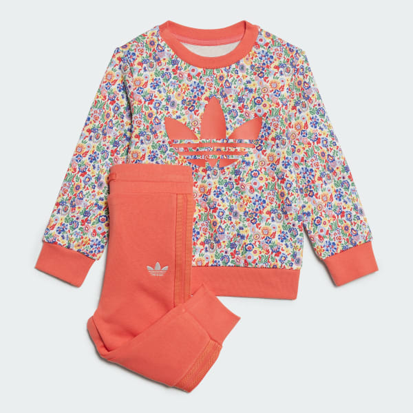 Blanco Conjunto adidas Originals x Liberty London Niños