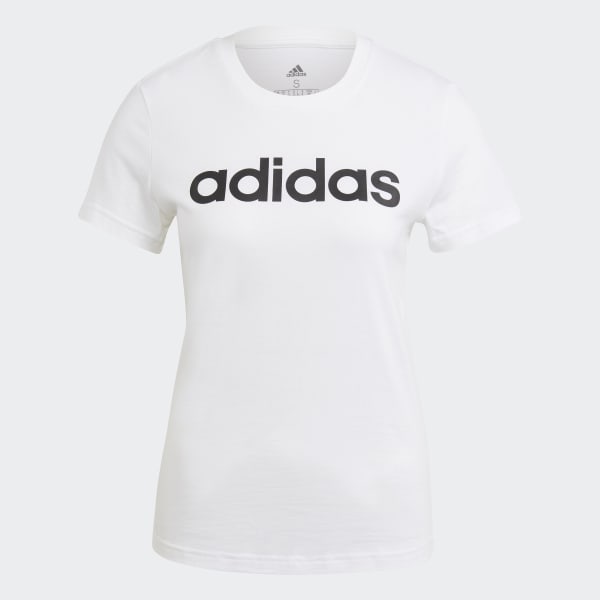 Branco Camiseta Essentials Slim Logo 28869