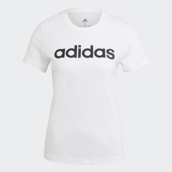 Wit LOUNGEWEAR Essentials Slim Logo T-shirt