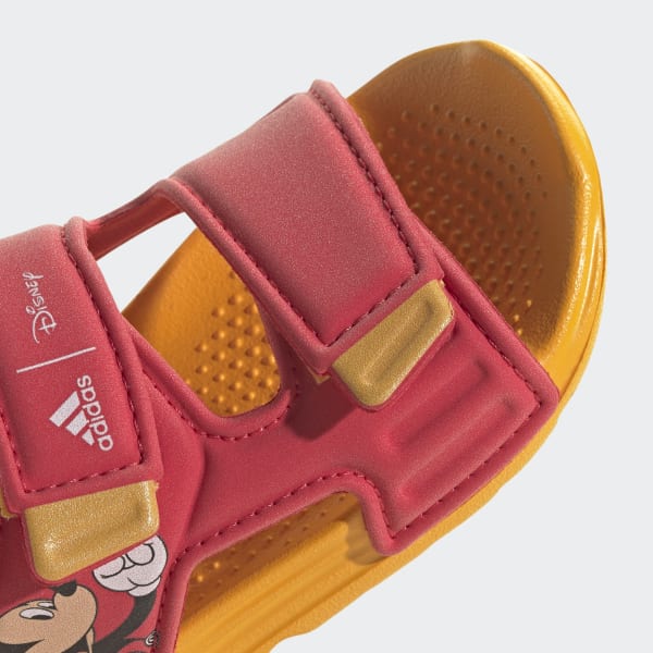 Red adidas x Disney Mickey Mouse AltaSwim Sandals LUQ85