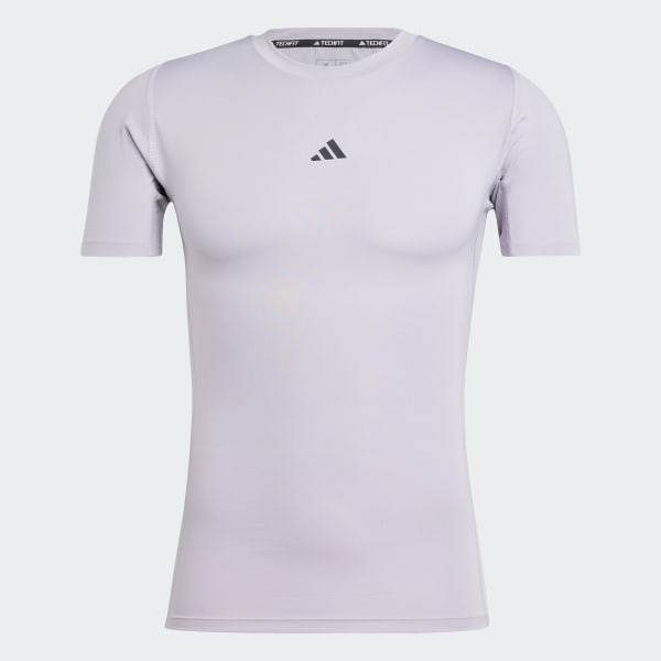 Adidas Men s Techfit Compression T Shirt XL Glory Grey