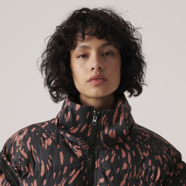Svart adidas by Stella McCartney Long Padded Winter Jacket