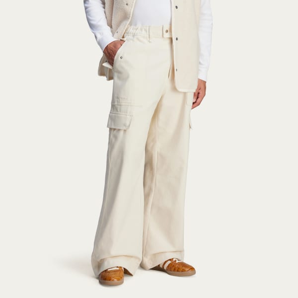 White Wales Bonner Cargo Pants