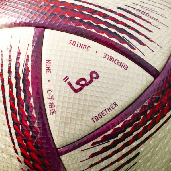 adidas Al Hilm Pro FIFA Qatar Coupe du Monde Ballon Final - Taille 5  (HC0437)