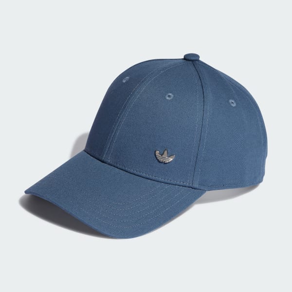 Blue Metallic Trefoil Baseball Cap