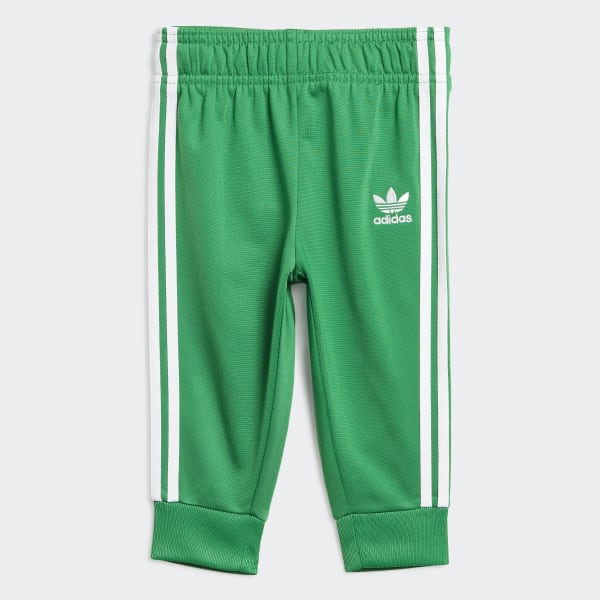 Zielony Adicolor SST Track Suit