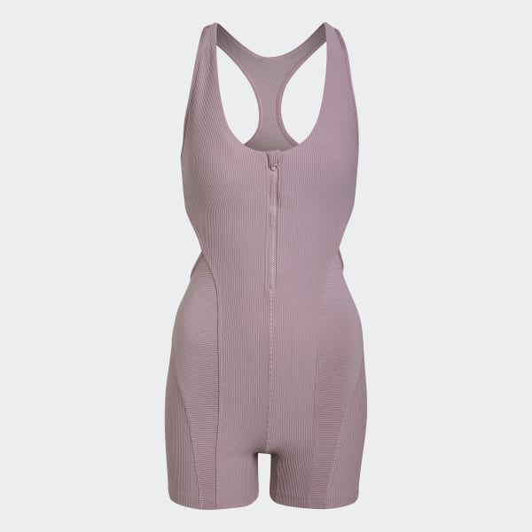 Purpura Enterizo Yoga Acanalado RB610
