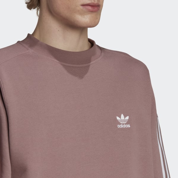 Paars Adicolor Classics Lock-Up Trefoil Sweatshirt KOR21