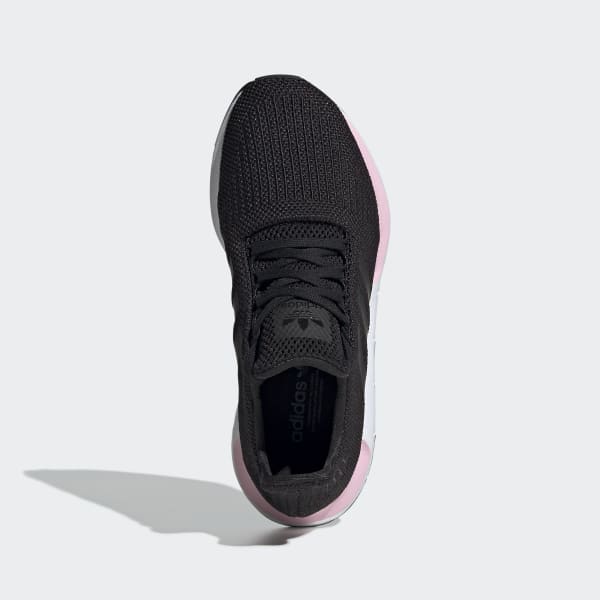 adidas swift run core black true pink