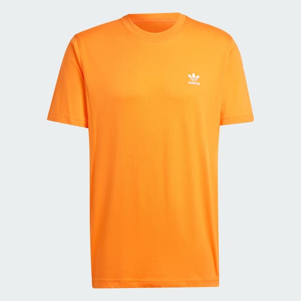 Adidas trefoil t shirt orange online