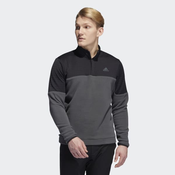 adidas DWR Colorblock 1/4-Zip Golf Pullover - Black | adidas Canada