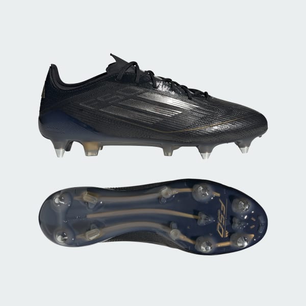 Black soft ground football boots online
