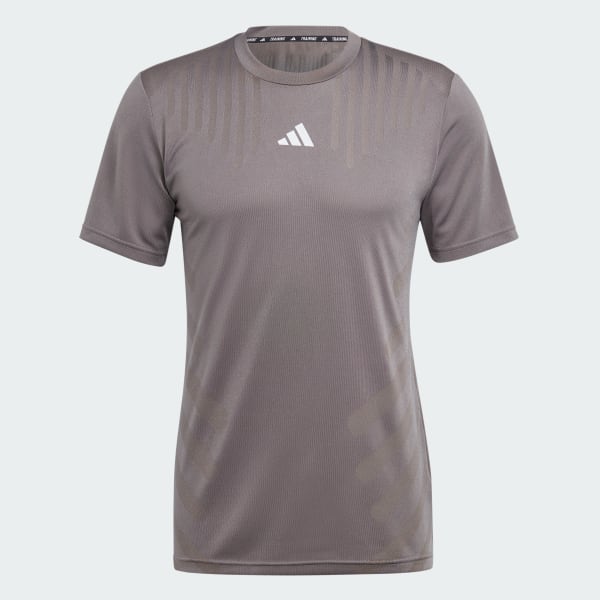 Brown HIIT Airchill Workout Tee