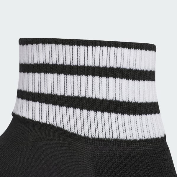 Black 3-STRIPES ANKLE SOCKS