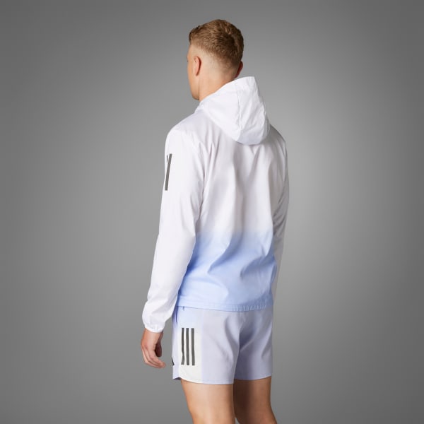 Putih Jaket Own the Run Colorblock