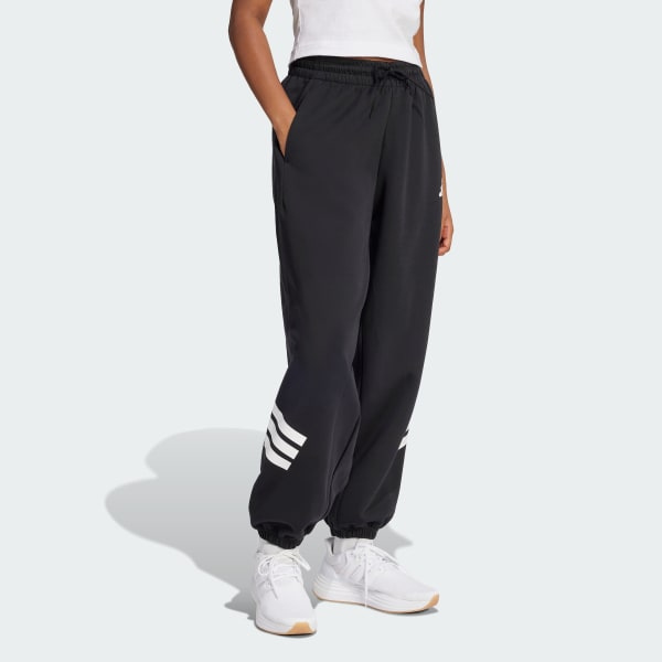 Black Future Icons 3-Stripes Parachute Pants