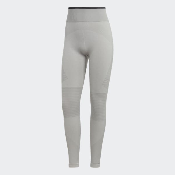 Gris Licras Sin Costuras TrueStrength para Yoga adidas by Stella McCartney 7/8 Pretina Alta