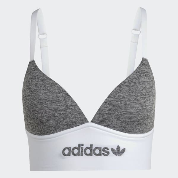 Szary Modern Flex Cotton Triangle Bra HPO31