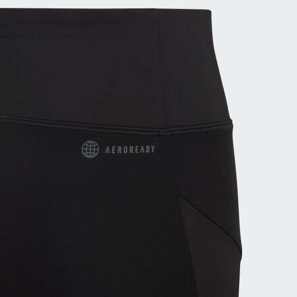 Preto Leggings 7/8 com Cintura Subida AEROREADY