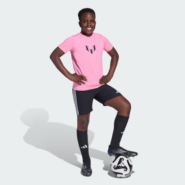 Rosa Messi Name & Number Graphic T-skjorte