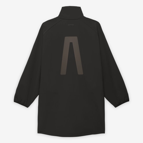 Black FEAR OF GOD ATHLETICS BRUSHBACK WOVEN STORM JACKET