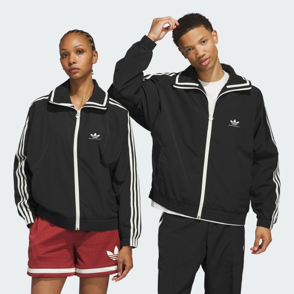 Preto Jaqueta Basketball Shell