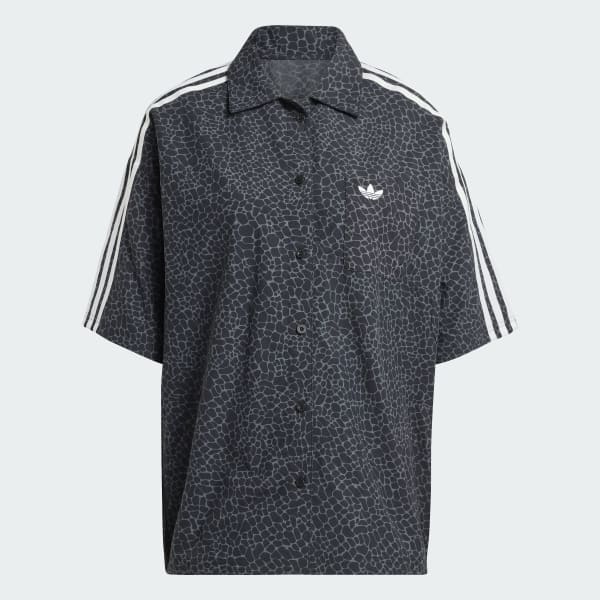 Black AOP Short Sleeve Shirt
