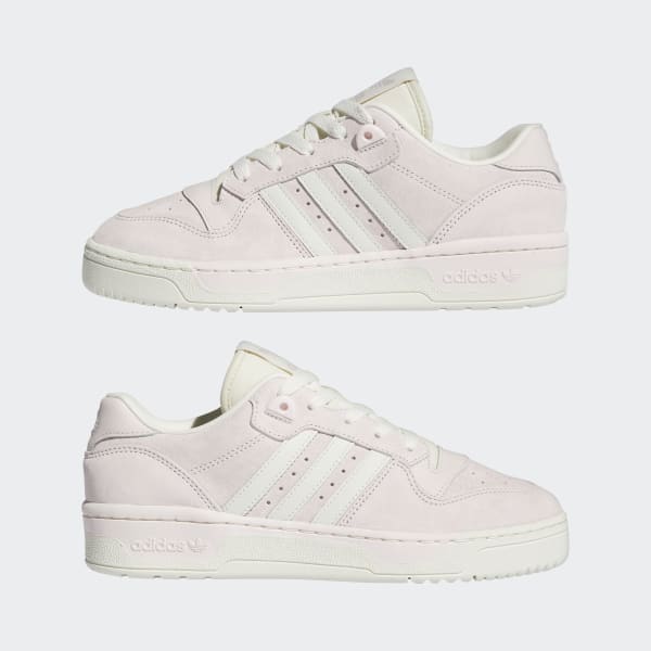 Adidas originals rivalry low outlet trainer in blue and pink