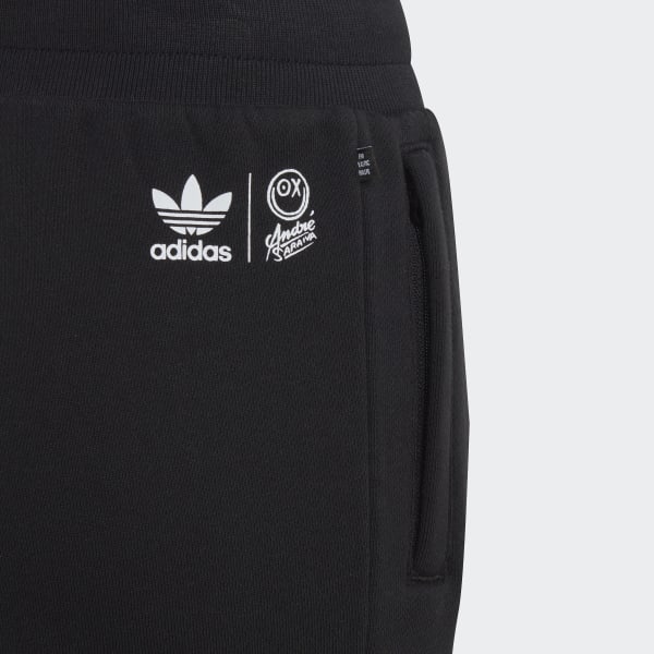Sort adidas Originals x André Saraiva joggingbukser