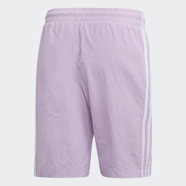 adidas 3-Stripes Swim Shorts - Purple 