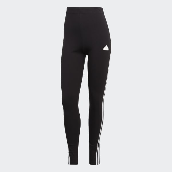 Preto Leggings 3-Stripes Future Icons