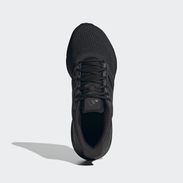 Pure black adidas best sale trainers